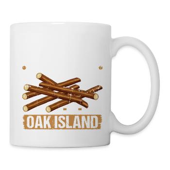 J’ai du bois sur Oak Island Treasure Hunter - Mug blanc - blanc - Droite