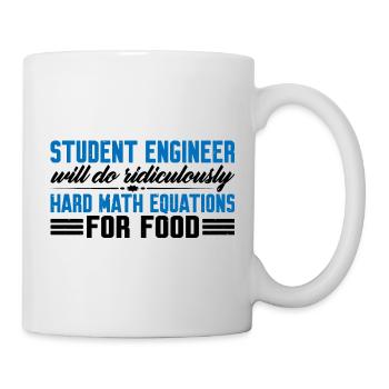 Will Do Ridiculously Hard Math Equations For Food4 - Mug - white - Right