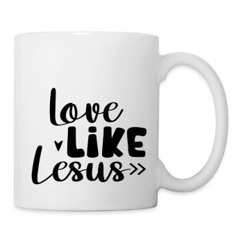 Love Like Jesus - Tasse - Weiß - Rechts