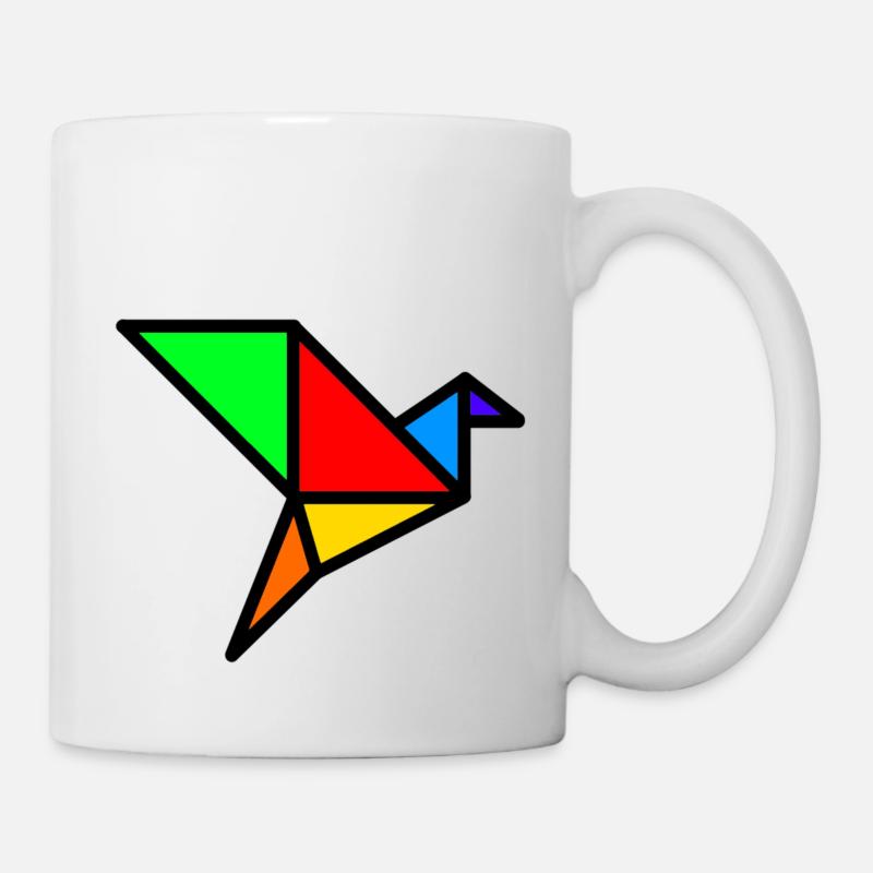 ORIGAMI CRANE - Mug - white
