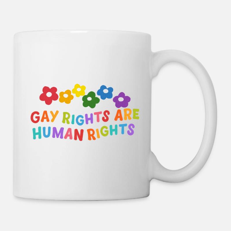 Gay Rights Are Human Rights - Tasse - Weiß