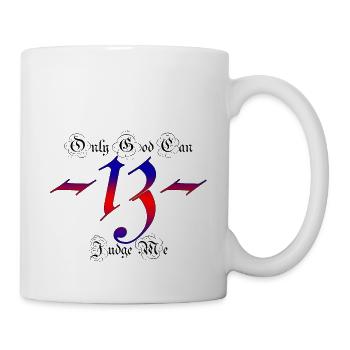 -13- Only God Can Judge Me - Mug blanc - blanc - Droite