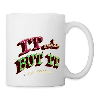dads favorite gift admin computer humour - Mug - white - Right