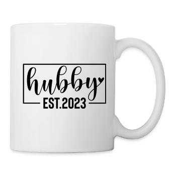 Hubby EST. 2023 - Tasse - Weiß - Rechts