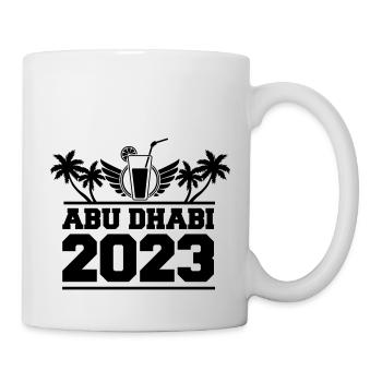abu dhabi 2023 - Tasse - Weiß - Rechts