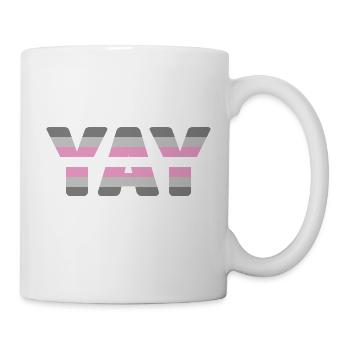 YAY Demigirl - Tasse - Weiß - Rechts