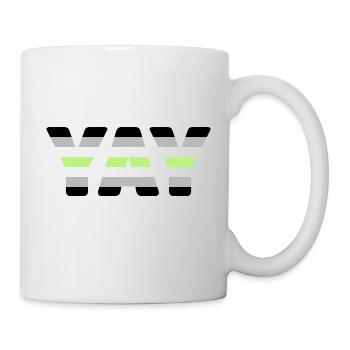 YAY Agender - Tasse - Weiß - Rechts
