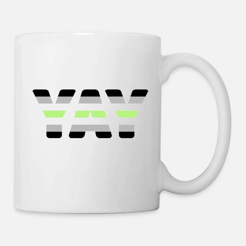 YAY Agender - Mug - white