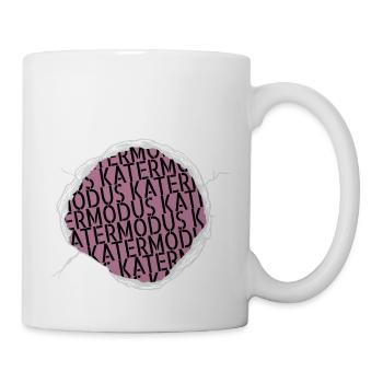 geschenk cool säugetier witzig katze weihnachten - Tasse - Weiß - Rechts