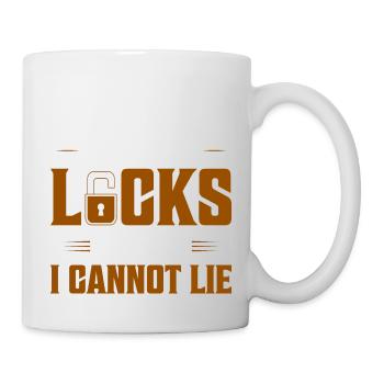 I Love Big Locks And I Cannot Lie Lockpicker Locks - Mug - white - Right