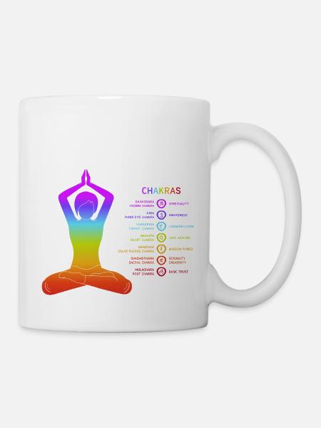 Chakra - Chakras - Mug blanc - blanc