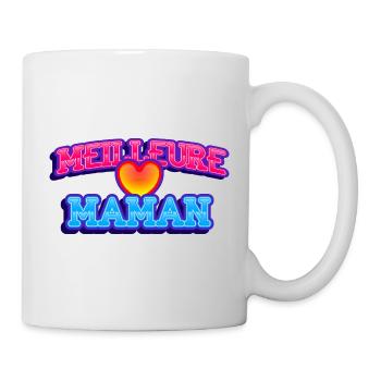 Meilleure maman. Reine des maman - Mug blanc - blanc - Droite