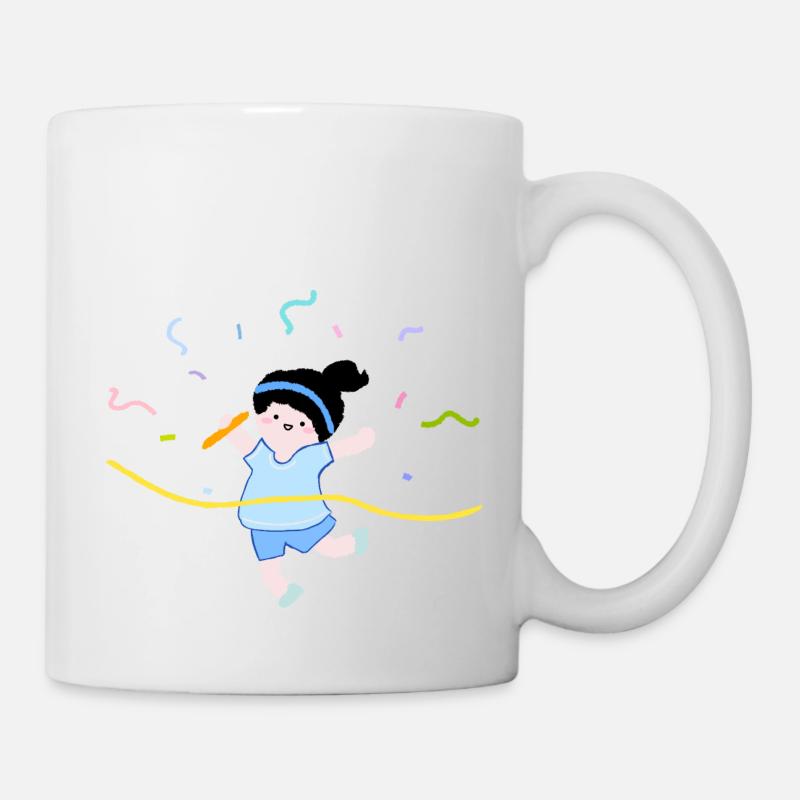 Course à pied - Mug blanc - blanc