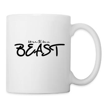 Born to be a Biest - Tasse - Weiß - Rechts