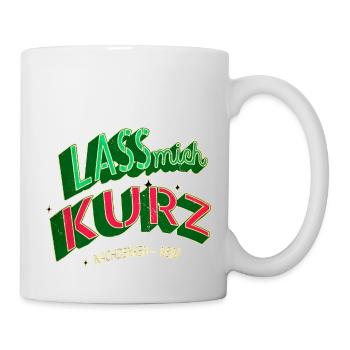 geschenk witzig spaß weihnachten statement cool - Tasse - Weiß - Rechts