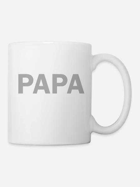 PAPA - Tasse - Weiß