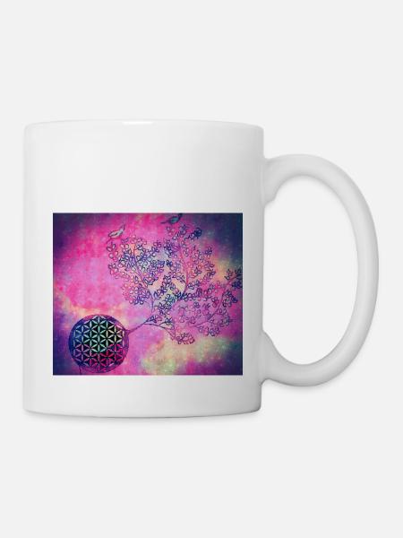 Arbre de vie persan n° 3 - Mug blanc - blanc