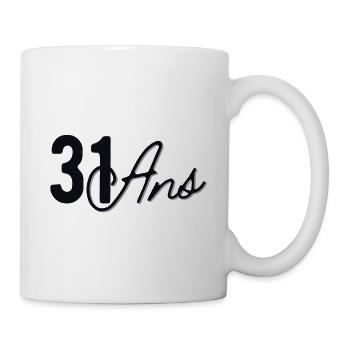 31 Ans - Mug blanc - blanc - Droite