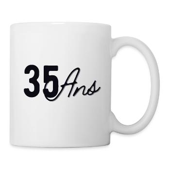 35 Ans - Mug blanc - blanc - Droite