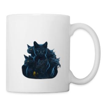 T-shirt Chat - Tasse - Weiß - Rechts