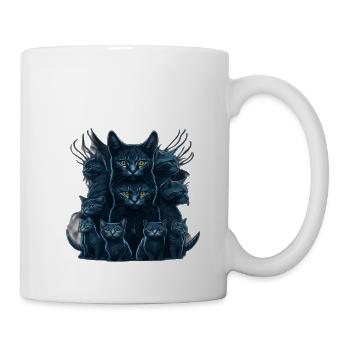 Katze - Tasse - Weiß - Rechts