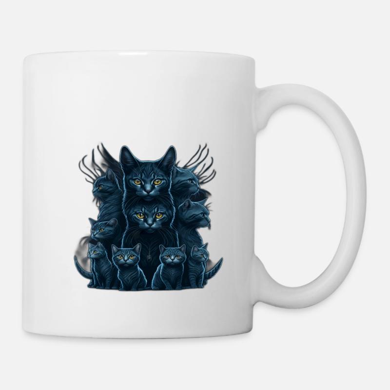 chat - Mug blanc - blanc