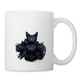 Trendy cats - Mug - white - Right