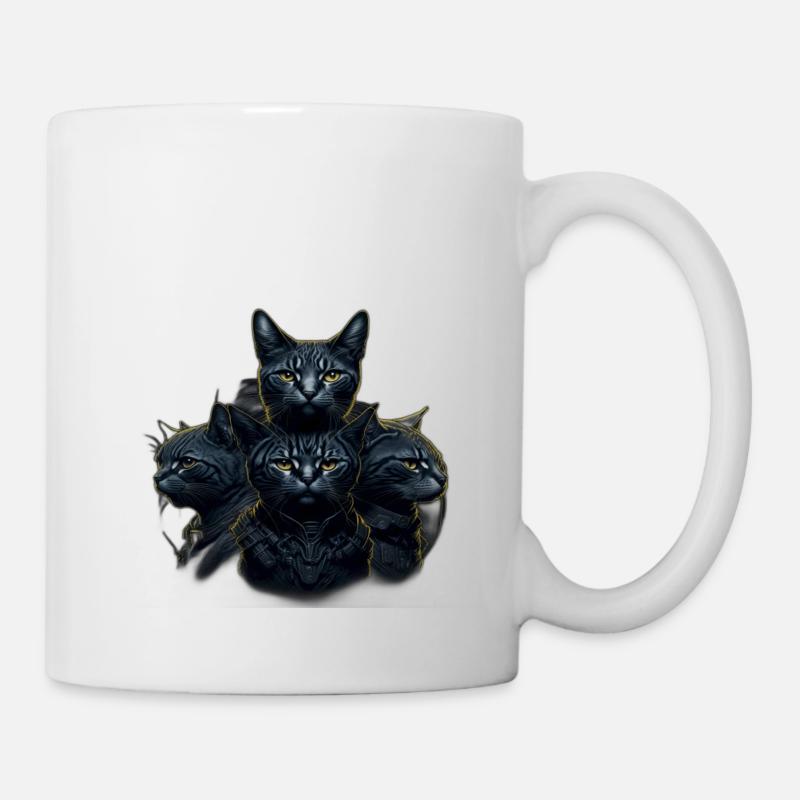 Les chats tendance - Mug blanc - blanc
