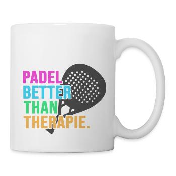 Padel Padeltennis Padelmode PADELTENNIS-therapie - Tasse - Weiß - Rechts