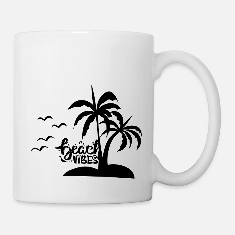 ambiance de plage - Mug blanc - blanc