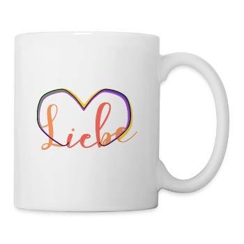 Liebe ist alles! - Tasse - Weiß - Rechts