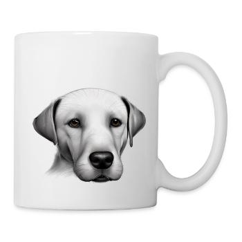Labrador propriétaire chiot Labrador Retriever - Mug blanc - blanc - Droite