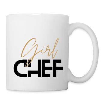 Girl Chef - Tasse - Weiß - Rechts