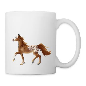 Cheval🍁🍂 d’automne - Mug blanc - blanc - Droite