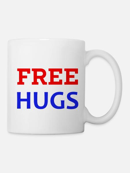 Free Hugs - Mug blanc - blanc