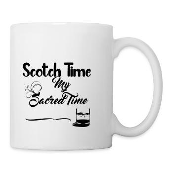 Scotch Time - Alkoholisches Getränk - Tasse - Weiß - Rechts