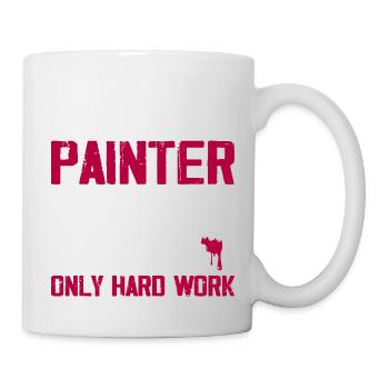 Painter - No Rich Parents Job Profession - Tasse - Weiß - Rechts