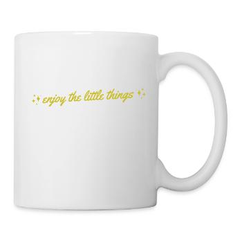 enjoy the little things - Mug - white - Right