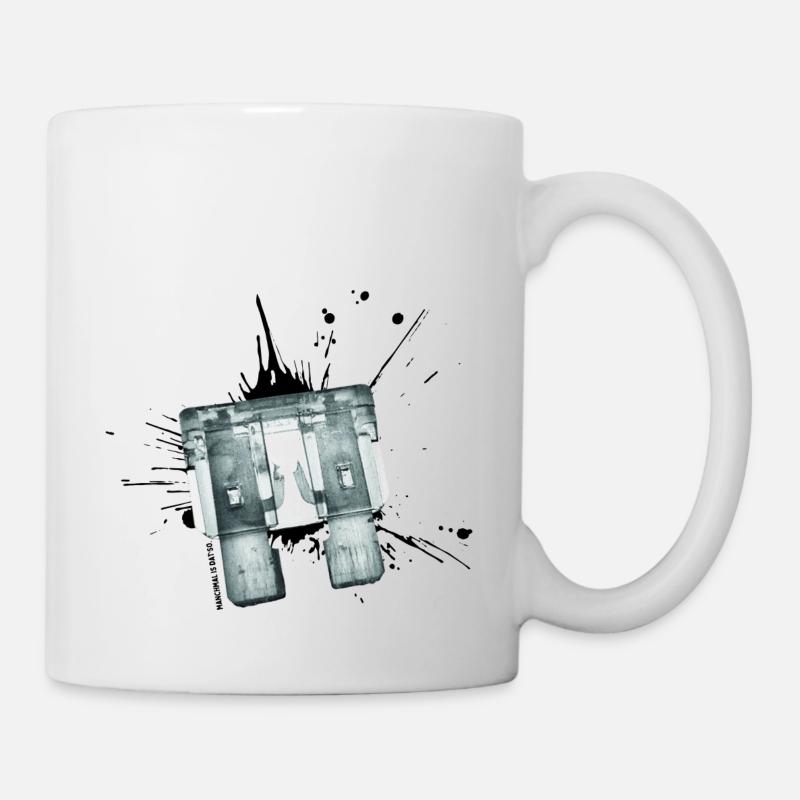 Sicherungdurch - manchmal is dat so - Tasse - Weiß