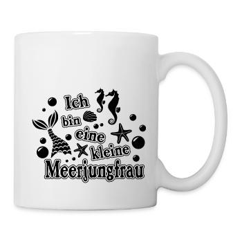 Ich bin eine kleine Meerjungfrau - Tasse - Weiß - Rechts