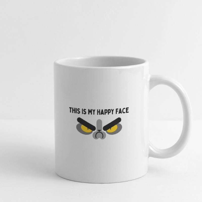 Grumpy Face Mug