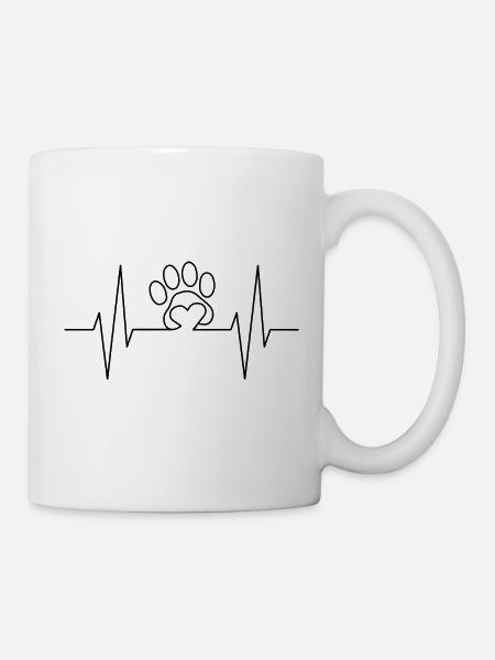 Hund - Tasse - Weiß