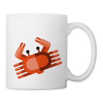 Meerestiere - Tasse - Weiß - Rechts