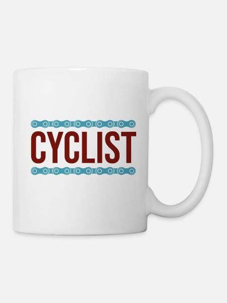 Fahrrad - Tasse - Weiß