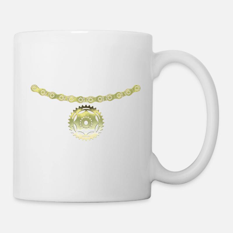 Fahrrad - Tasse - Weiß