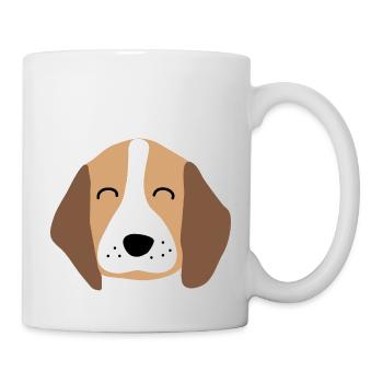 Cute puppy face 2 - Mug - white - Right