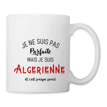 Pas parfaite mais algérienne - Mug blanc - blanc - Droite