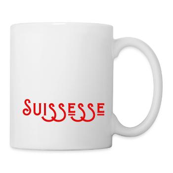 Pas parfaite mais suissesse - Mug blanc - blanc - Droite