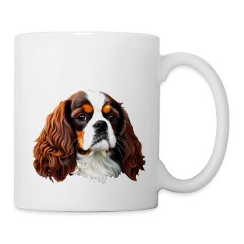 Cavalier King Charles Spaniel - Mug - white - Right