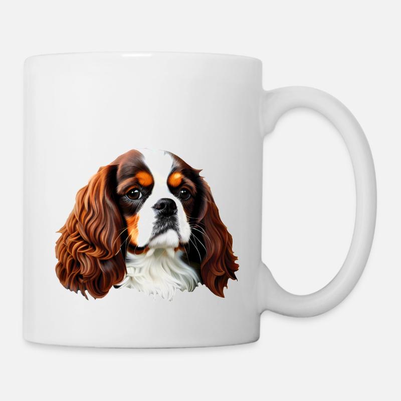 Cavalier King Charles Spaniel - Mug - white
